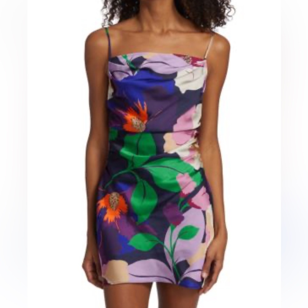 NWT Ramy brook Floral Multicolor Spaghetti Strap Dress